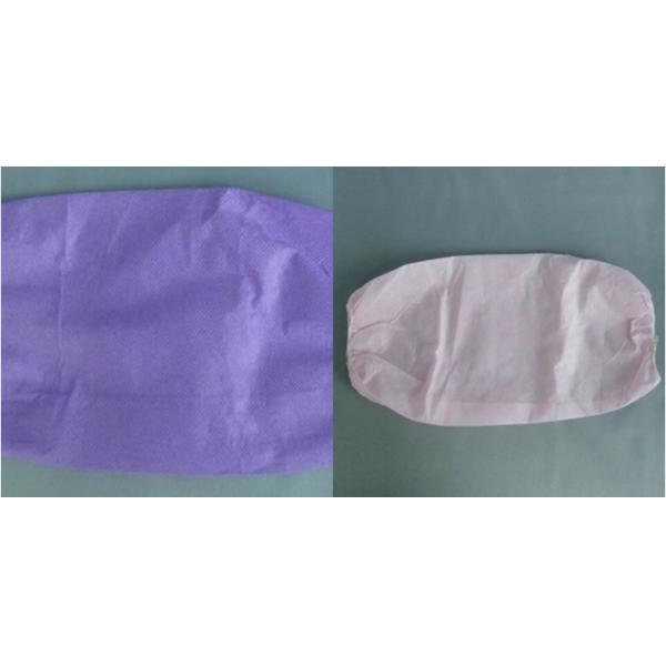 PP Coated PE Disposable Protective Sleeves Plastic Arm Sleeves With Elastic