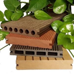 China Anti Pressure Hollow Composite Deck Board Outdoor Backyard  Waterproof Interlocking on sale