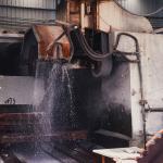 Single Arm Multi-blade Stone Cutting Machine for Red Granite Block Profiling