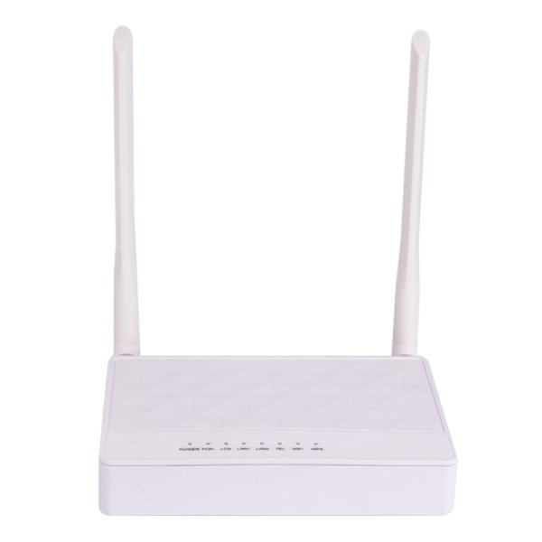 Quality Fiber Optic 1GE 1FE VOIP 2.4G WIFI ONU GPON Wifi XPON ONU for sale