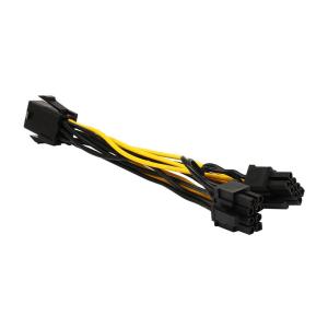 China Molex 6 Pin Cable PCI Express Video Card 'Y' Splitter Power Adapter Converter on sale