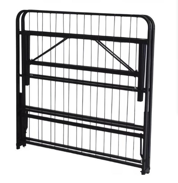 Quality Space Saving Folding Metal Bed Frame Easy Assembly Steel Platform Bed Frame for sale