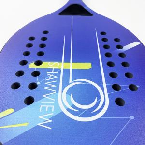 Customized Beach Tennis Rackets High Balance Carbon Fiber Composite Paddle Board Racket