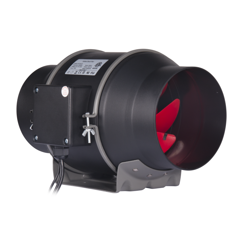 Smart WIFI APP 4 Inch Low Noise Inline Duct Ventilation Fan Programmable Controller EC Motor Inlin Duct Fan Fan