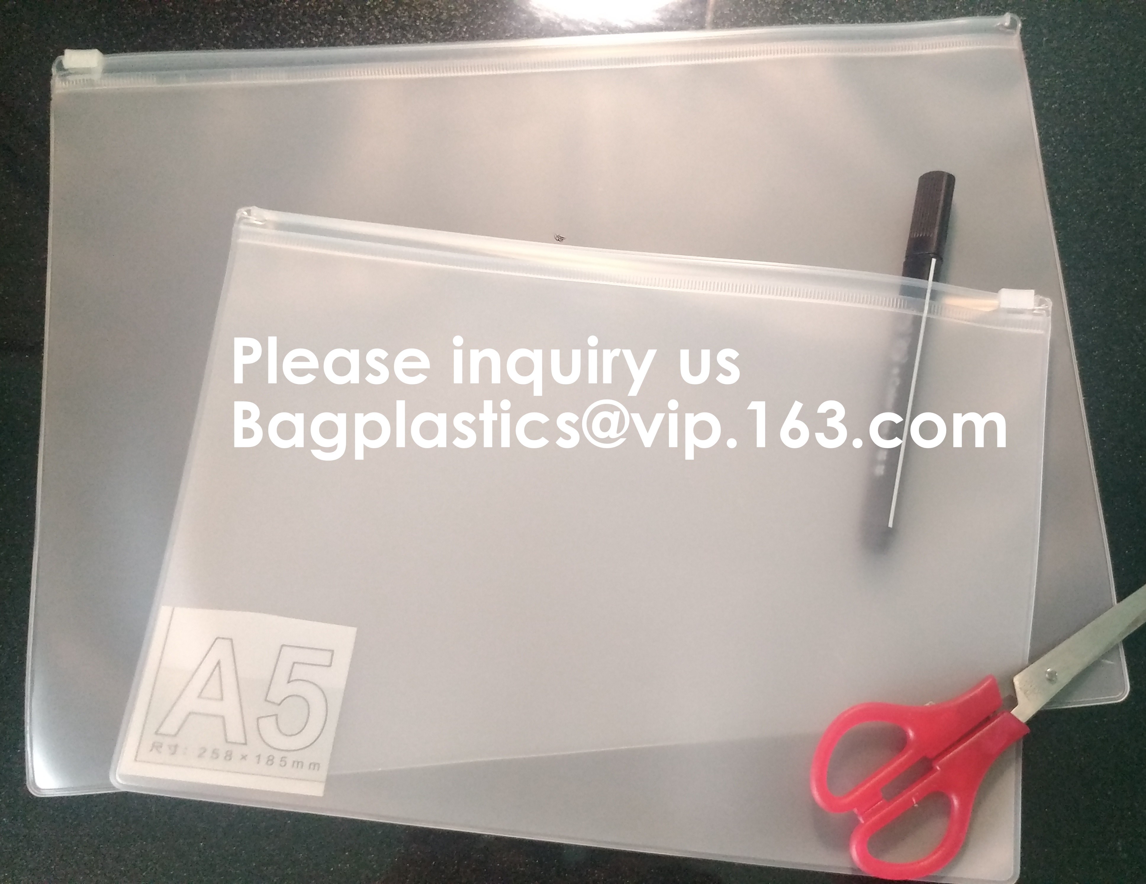 Waterproof Pp File Bag For School or Office,Document File Bag/Pp/Pvc Document File Bag,Students Learning Files Storage