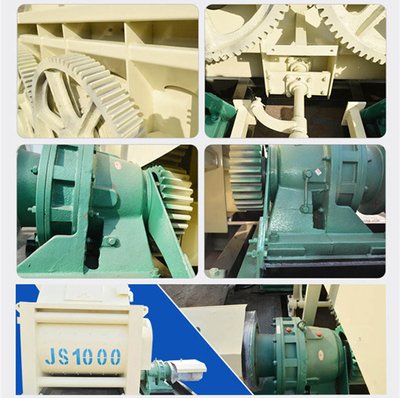 Simple Fast Js1000 Small Concrete Mixer Machine Cycloidal Needle Motor