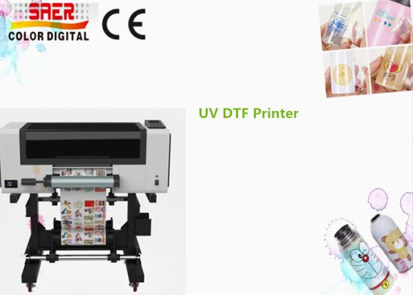 Quality UV DTF Printer All In One Transfer Film UV Printing Machine With 3 Pcs Head for sale