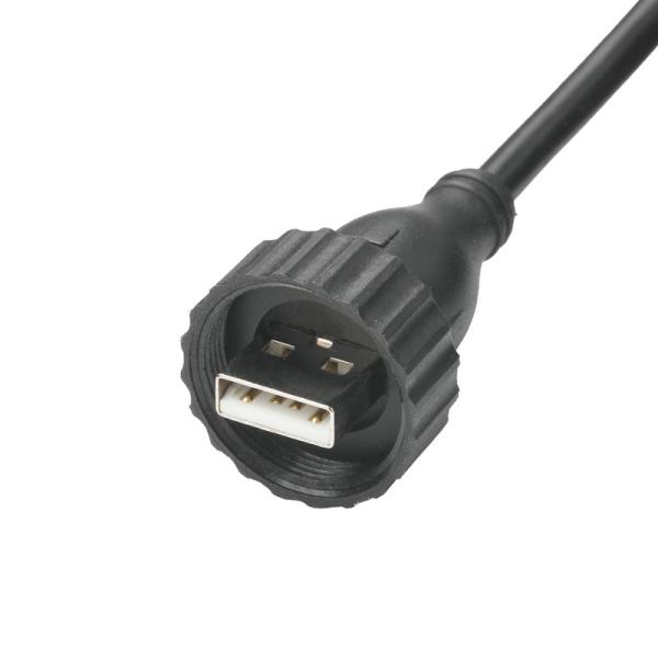 Quality USB2.0 A Type Male Type M Waterproof Interface TO USB2.0 Cable Industrial Fixed Data Connection Cable for Vehicle for sale