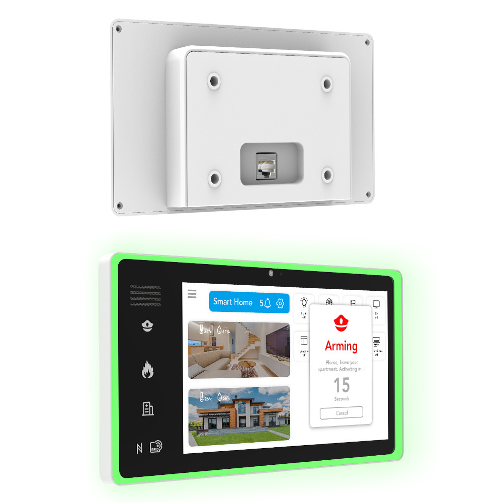 DC 12V IOT Control Panel , Android Poe Wall Mount Tablet For Smart Home Display