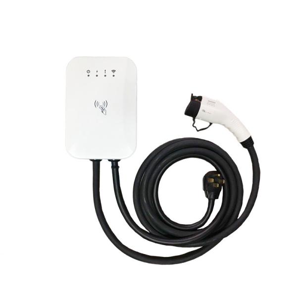 Quality RFID Card APP Mode Wall Mounted EV Charger Electric 12kg for sale