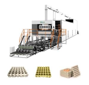 Buy cheap Durable Egg Tray Production Machine High Speed With 6 Layer Metal Dryer product