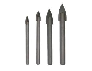 Professional Round Shank Masonry Drill Bit , Tile And Glass Cutting Drill Bit