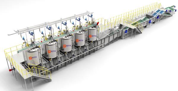 Quality Vertical Continuous Crateless Canning Sterilization Retort System Automated for sale