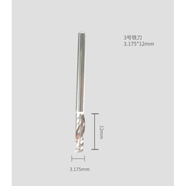Custom Made 3.175mm KAEMI Template Cutter Milling Knife from Manufacturing Plant