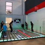 Multi Players Jumping Grid Game Lighted Dance Floor Panels For Entertainment