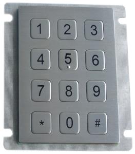 Buy cheap IP65 RS232 explosion proof stainless steel numeric keypad for gas machine product