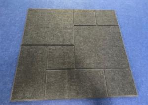 Buy cheap Eco - Friendly Acoustic Felt Tiles , 600mm*600mm*12mm Sound Reducing Ceiling Tiles product