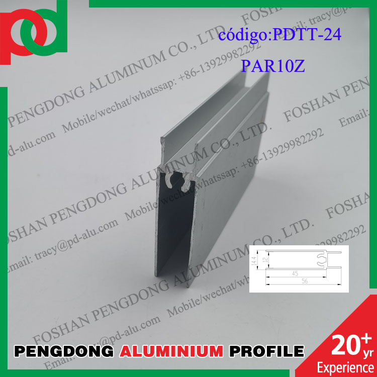 6 Meters Wardrobe Aluminium Profile 6000 Series Corrosion Resistance