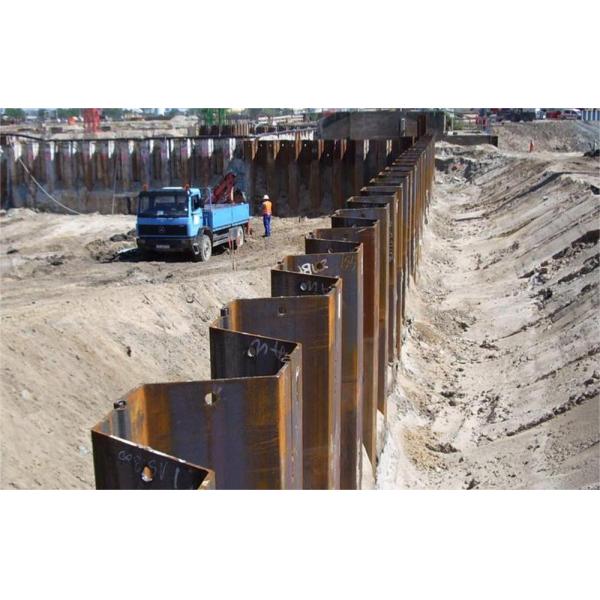 Hot rolled U steel sheet piling engineering construction