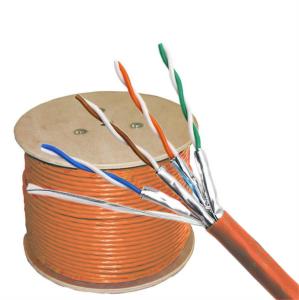 Buy cheap Al Foil Shielded Cat6A LAN Cable With HDPE Insulation For Network Upgrade product