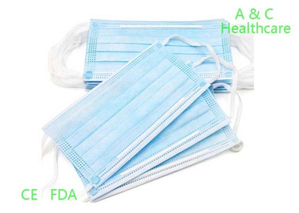 Quality High BFE / PFE Medical Protective Face Mask Disposable Breathing Mask for sale