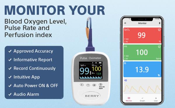 Quality 0.25kg Portable Blood Oxygen Meter With USB Interface for sale