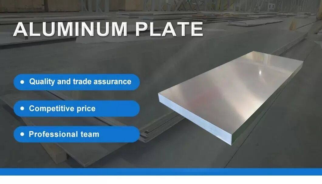 1050 5052 Aluminum Sheet Plate 6061 7075 1.6mm 1.7mm Mill Finish