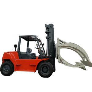 5tons Diesel Forklift with Paper Roll Clmap Customization Customized Request Fan Option