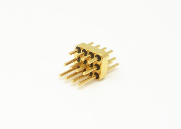 Quality 12 Pins Hermetic Glass To Metal Seal Connectors Kovar 7052 Multi-pin Headers for sale
