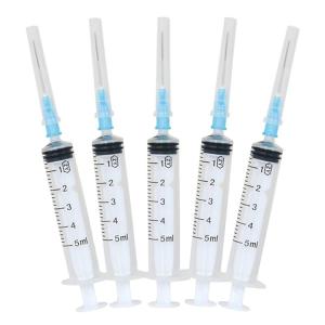 Disposable 5ml Syringes And Needles For Medical Use