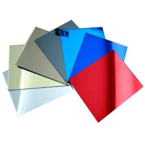 Buy cheap Silver Rose Gold Acrylic Mirror Sheet PMMA Mirrored Colored Acrylic Sheet 0.6-6mm product