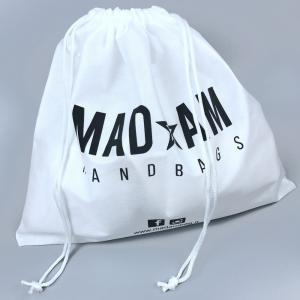 Buy cheap Custom Printed Non Woven Satin Strings Drawstring Dust Bag product