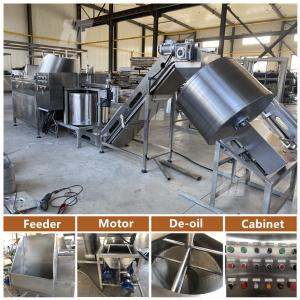 Buy cheap SUS304 Peanut Frying Machine Automatic Batch Frying Machine De Oiling Machine product