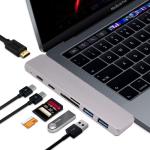 Type-C USB-C Hub Adapter For MacBook Pro SD/Micro SD CardReader Dual USB 3.0