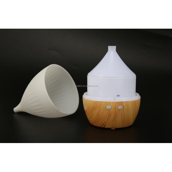 Ultrasonic Humidifier 2022 Desktop 5V Portable USB Wood Grain Essential Oil Diffuser 160ml with LED Light