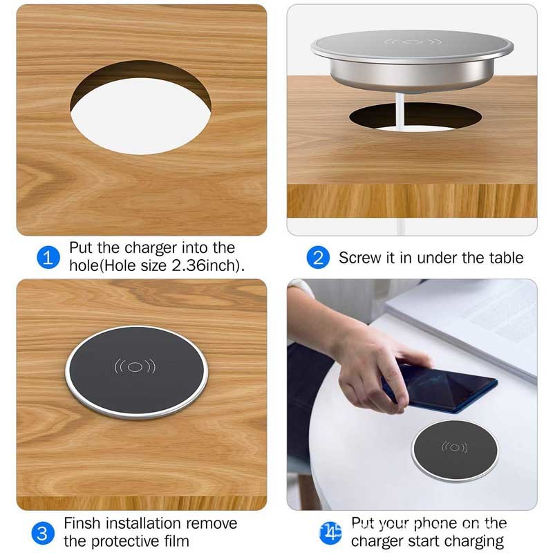 9V 2A Embedded Wireless Charger
