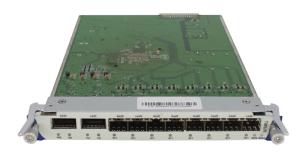 8 x GE (SFP) TDM module to 2*10G XFP line port, Line-side 1 + 1  redundancy protection