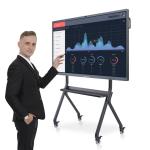 86 Inch Touch Screen Interactive Whiteboard With Multiple Signal Interfaces