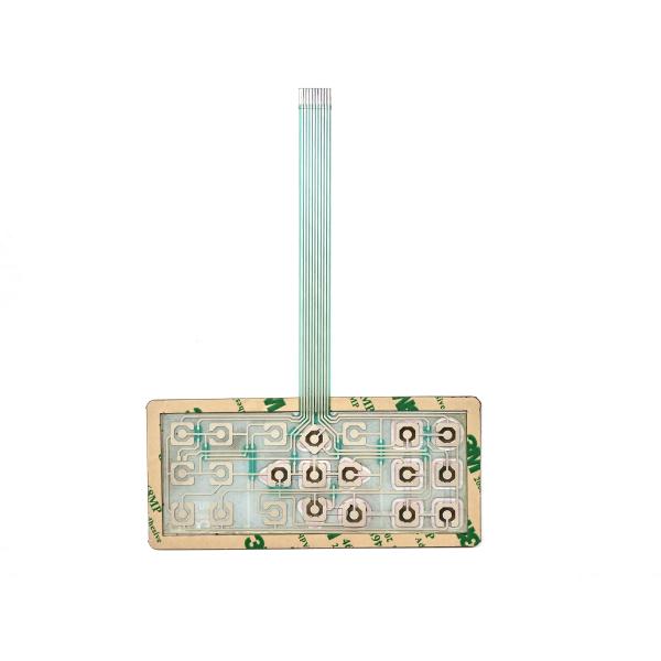 Waterproof Sealed Membrane Switch Membrane Switch Keypad Energy Saving For Ocean Power Battery