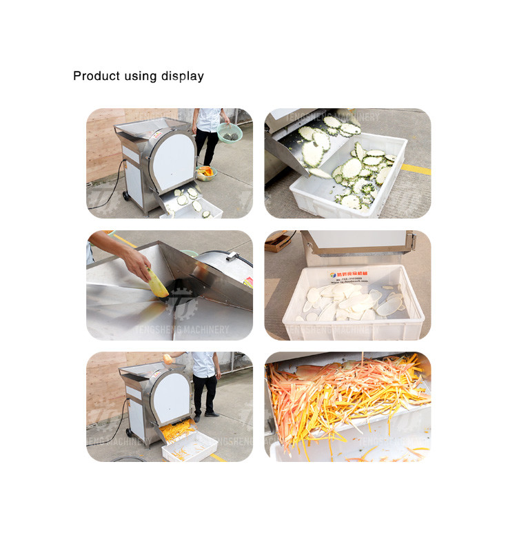 1.5KW 150KG Large slicing and slicing machine Root and stem vegetable cutting machine large knife vegetable