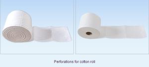 Length  100sections  Width 120mm Perforation For Cotton Roll