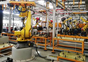 High Efficiency Robot Production Line For Welding Intelligent Warehouse System