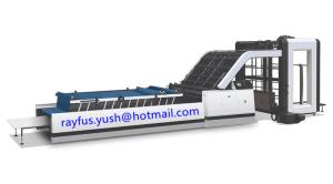 China High Precision Flute Laminator Machine / Automatic Corrugated Sheet Pasting Machine on sale