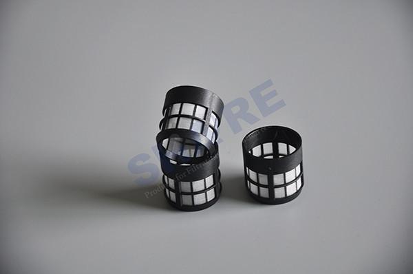 Quality Over Molding / Insert Injection Molded Diesel Filter Strainer For Excavator Loader Dozer for sale