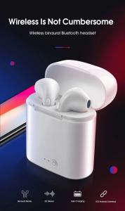 China I7 Bluetooth headset tws with charging compartment True wireless binaural Bluetooth headset i7s tws Bluetooth headset un on sale