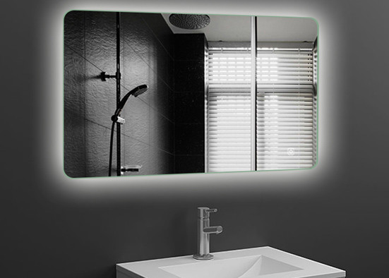 Luxurious Illuminated Sensor Bathroom Mirrors , Customized Smart Bathroom Mirror