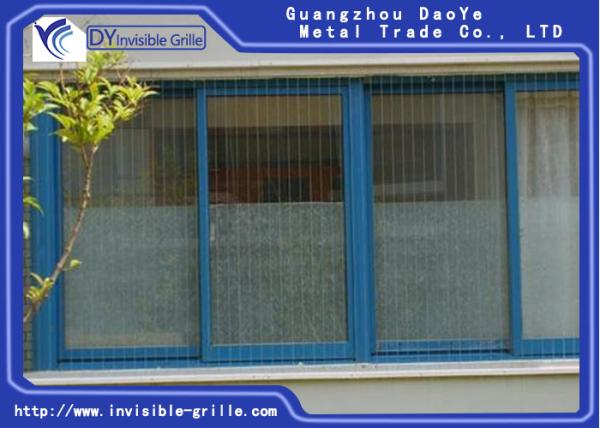 Quality Rust Resistant Sliding Invisible Security Grilles For House Windows for sale