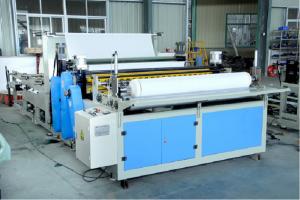 Buy cheap Automatic Jumbo Roll Slitting And Rewinding Toilet Paper Making Machine product