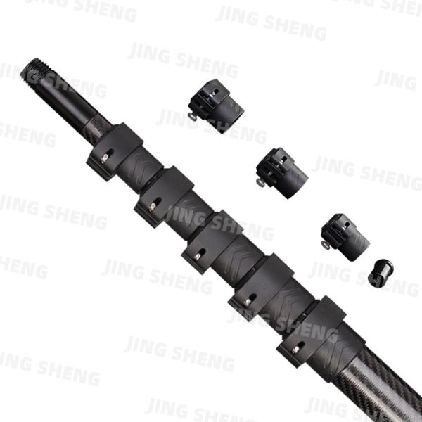 39ft High Quality Professional Carbon Fiber Window Cleaning Pole or Outdoor Indoor Use Solar Cleaning Panels