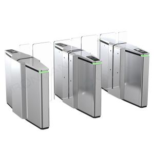 China Bi Direction RFID Reader Sliding Gate Turnstile / 24V Half Height Turnstile Gate on sale